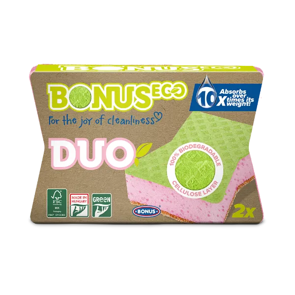 Bonus Bonus+ DUO karcmentes mosogatószivacs 2 db termékhez kapcsolódó kép