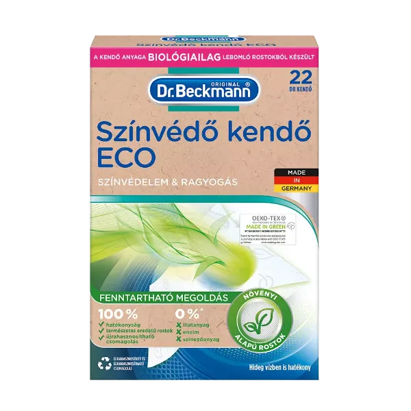 Dr. Beckmann színvédő kendő ECO 22 db termékhez kapcsolódó kép