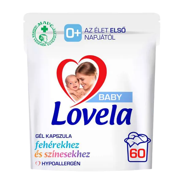 Lovela Baby Hipoallergén Mosókapszula, 60 db 1200g termékhez kapcsolódó kép