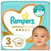 Pampers Premium Care Pelenka, 3 Méret, 60 db, 6kg-10kg termékhez kapcsolódó kép