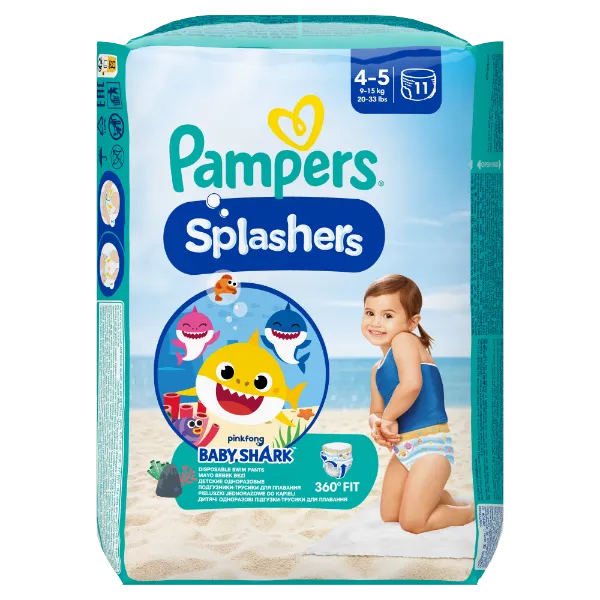 Pampers úszópelenka Maxi 9-15 kg termékhez kapcsolódó kép