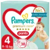 Pampers Premium Care Bugyipelenka, Méret: 4, 38 db Bugyipelenka, 9kg-15kg termékhez kapcsolódó kép