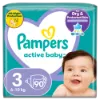 Pampers Active Baby 3, 90 Db Pelenka, 6kg-10kg termékhez kapcsolódó kép