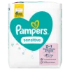 Pampers Sensitive Nedves Törlőkendő, 4 Csomag = 320 db termékhez kapcsolódó kép