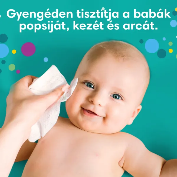 Pampers Fresh Clean Nedves Törlőkendő, 4 Csomag = 320 db termékhez kapcsolódó kép