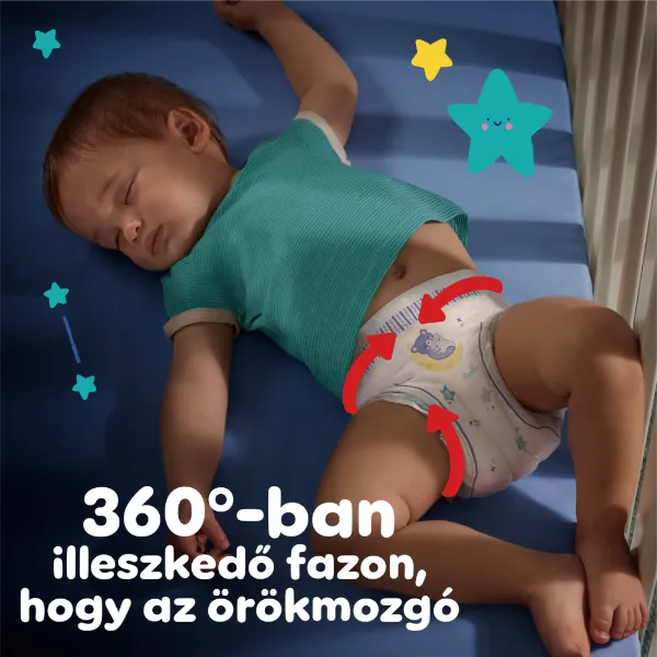 Pampers Pants Bugyipelenka, Méret: 4, 52 db pelenka, 9kg-15kg termékhez kapcsolódó kép