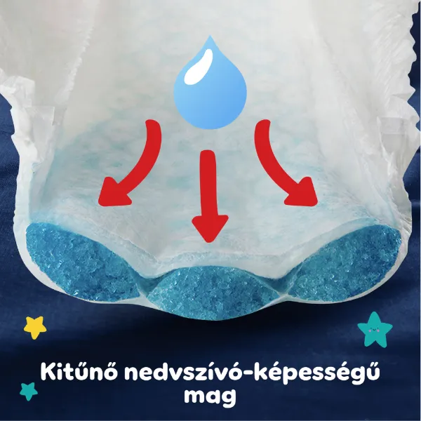 Pampers Pants Bugyipelenka, Méret: 4, 52 db pelenka, 9kg-15kg termékhez kapcsolódó kép