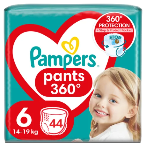 Pampers Pants Bugyipelenka, Méret: 6, 44 db pelenka, 14kg-19kg termékhez kapcsolódó kép