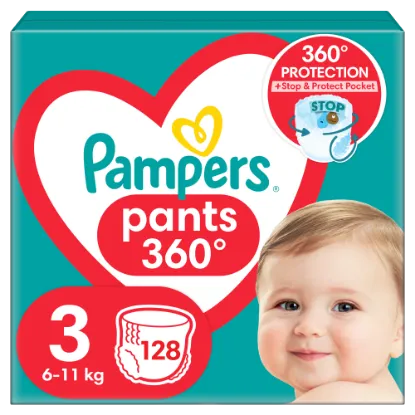 Pampers  Bugyipelenka, Méret: 3, 128 db Pelenka, 6kg - 11kg termékhez kapcsolódó kép