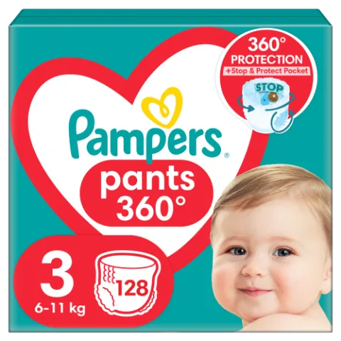 Pampers  Bugyipelenka, Méret: 3, 128 db Pelenka, 6kg - 11kg termékhez kapcsolódó kép