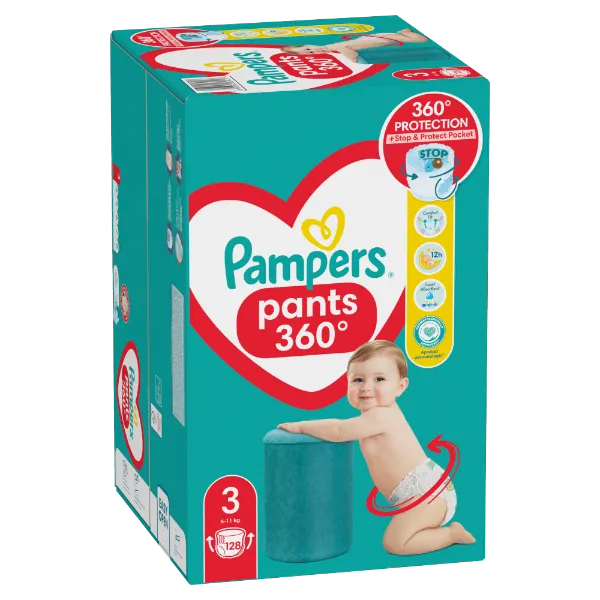 Pampers  Bugyipelenka, Méret: 3, 128 db Pelenka, 6kg - 11kg termékhez kapcsolódó kép