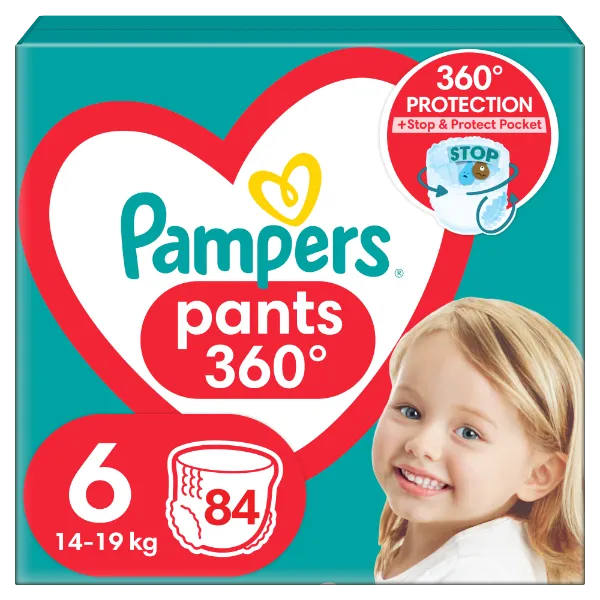 Pampers  Bugyipelenka, Méret: 6, 84 db Pelenka, 14kg - 19kg termékhez kapcsolódó kép