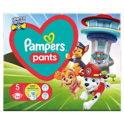 Pampers Pants Paw Patrol Kiadás, Méret: 5, 66 db Pelenka, 12kg - 17kg termékhez kapcsolódó kép