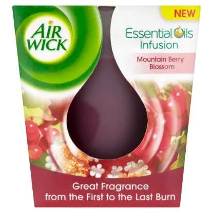 Air Wick Essential Oils Infusion Erdei Gyümölcs Virág illatgyertya 105 g termékhez kapcsolódó kép