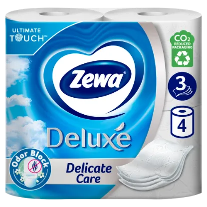 Zewa Deluxe Delicate Care 3 rétegű toalettpapír 4 tekercs termékhez kapcsolódó kép