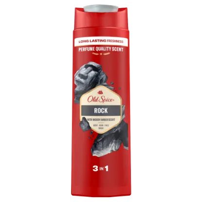 Old Spice Rock Tusfürdő És Sampon Férfiaknak 400 ml, 3az1-ben, Hosszan Tartó Frissesség termékhez kapcsolódó kép