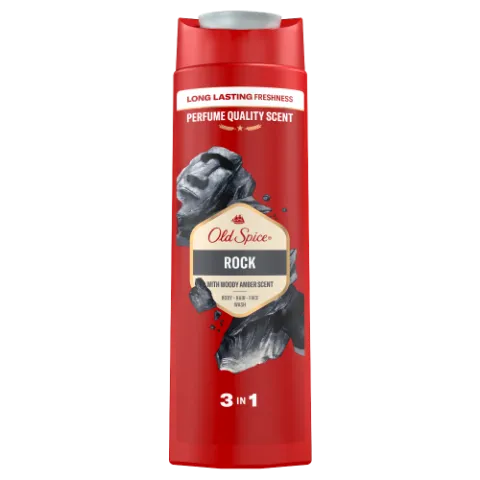 Old Spice Rock Tusfürdő És Sampon Férfiaknak 400 ml, 3az1-ben, Hosszan Tartó Frissesség termékhez kapcsolódó kép