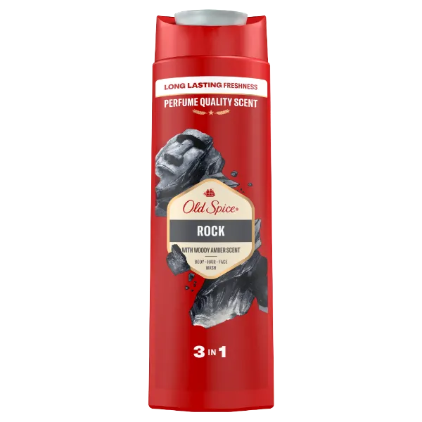 Old Spice Rock Tusfürdő És Sampon Férfiaknak 400 ml, 3az1-ben, Hosszan Tartó Frissesség termékhez kapcsolódó kép