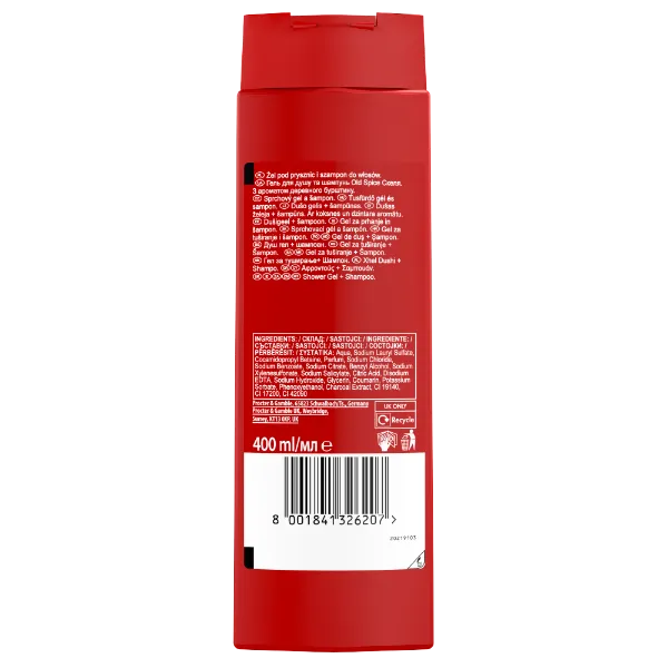 Old Spice Rock Tusfürdő És Sampon Férfiaknak 400 ml, 3az1-ben, Hosszan Tartó Frissesség termékhez kapcsolódó kép