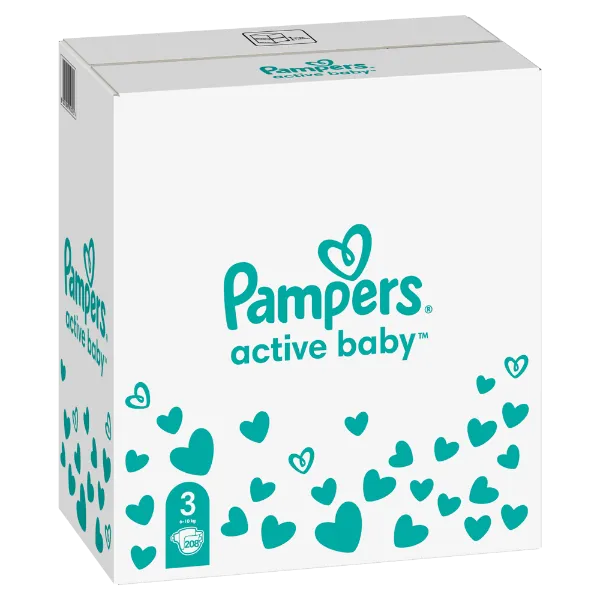 Pampers bugyipelenka - havi pelenkacsomag Méret: 3, 208 db Pelenka, 6kg - 10kg termékhez kapcsolódó kép