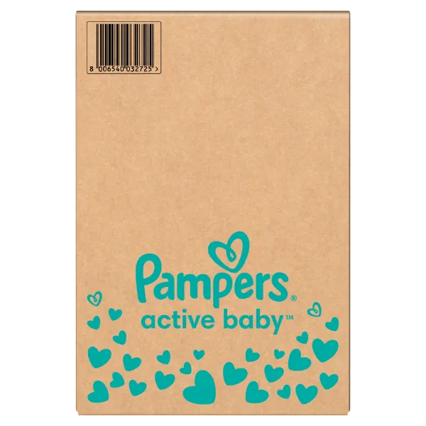 Pampers Active Baby pelenka - havi pelenkacsomag Méret: 4, 180 db Pelenka, 9kg - 14kg termékhez kapcsolódó kép