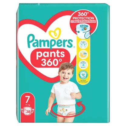 Pampers Pants Bugyipelenka, Méret: 7, 38 db pelenka, 17kg+ termékhez kapcsolódó kép