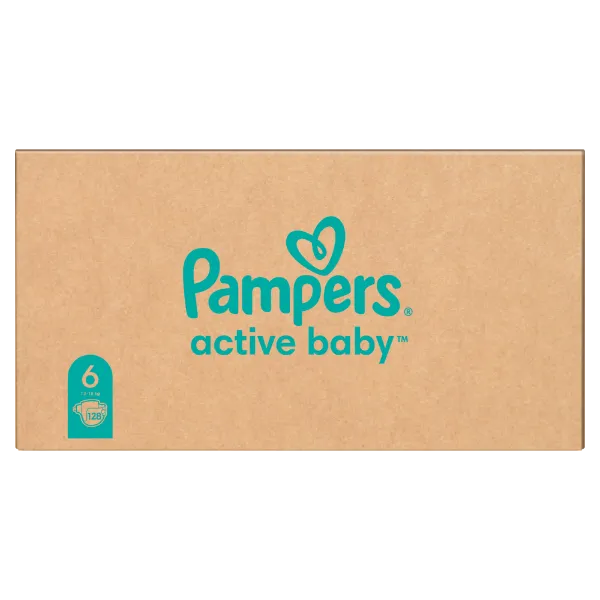 Pampers bugyipelenka - havi pelenkacsomag Méret: 6, 128 db Pelenka, 14kg - 19kg termékhez kapcsolódó kép