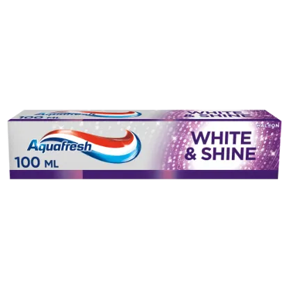 Aquafresh White & Shine fluoridos fogkrém 100 ml  termékhez kapcsolódó kép