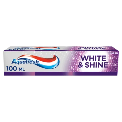 Aquafresh White & Shine fluoridos fogkrém 100 ml  termékhez kapcsolódó kép