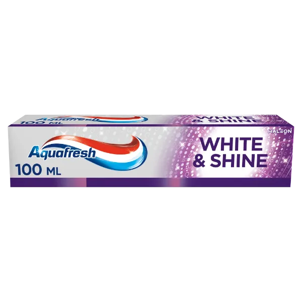 Aquafresh White & Shine fluoridos fogkrém 100 ml  termékhez kapcsolódó kép