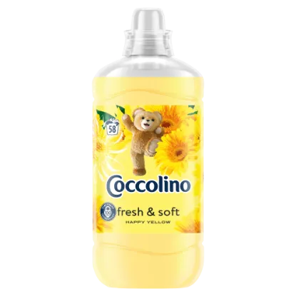 Coccolino Fresh & Soft Happy Yellow öblítőkoncentrátum 58 mosás 1450 ml termékhez kapcsolódó kép