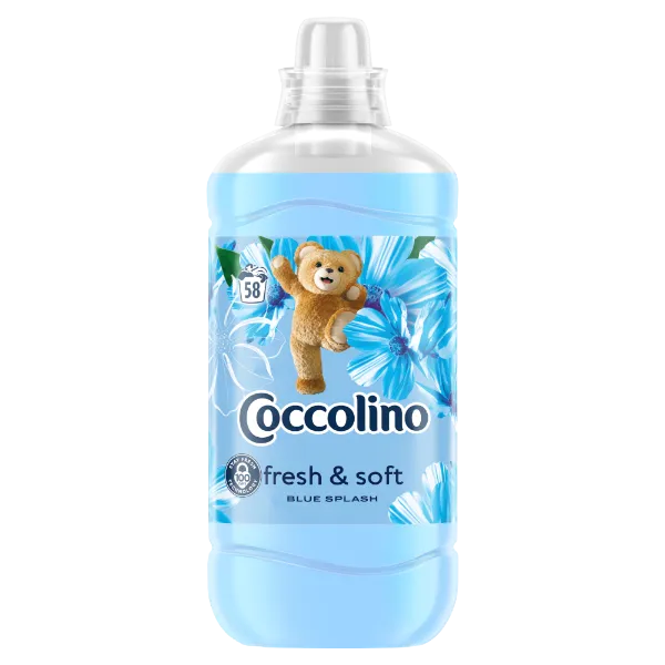 Coccolino Fresh & Soft Blue Splash öblítőkoncentrátum 58 mosás 1450 ml termékhez kapcsolódó kép