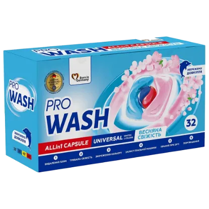 ProWash "Spring Freshness" (Tavaszi frissesség) univerzális mosókapszula 32db termékhez kapcsolódó kép