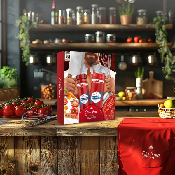 Old Spice Whitewater Chef ajándékcsomag (deo spray és tusfürdő) termékhez kapcsolódó kép