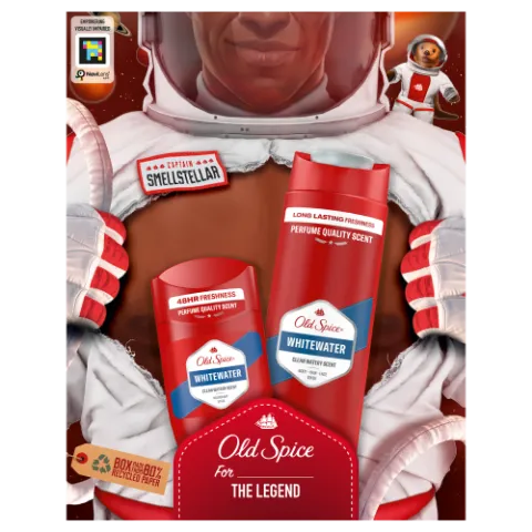 Old Spice Whitewater Astronaut ajándékcsomag (stift dezodor és tusfürdő) termékhez kapcsolódó kép