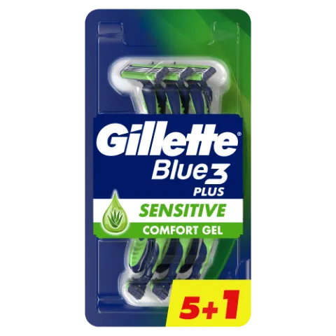 Gillette Blue3 Plus Sensitive, Eldobható Borotva Férfiaknak,  Darabos Kiszerelés termékhez kapcsolódó kép