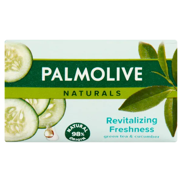 Palmolive Naturals Revitalizing Freshness Green Tea & Cucumber pipereszappan 90 g termékhez kapcsolódó kép