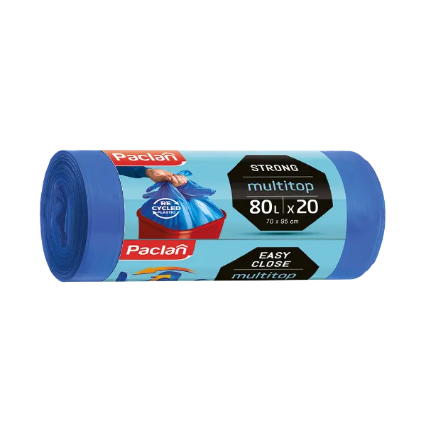 Paclan Multi Top szemeteszsák 80l (*20zsák) 70cm*95cm 23my termékhez kapcsolódó kép