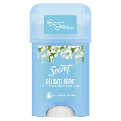 Secret Delicate Női Izzadásgátló Krémstift, 40 ml termékhez kapcsolódó kép