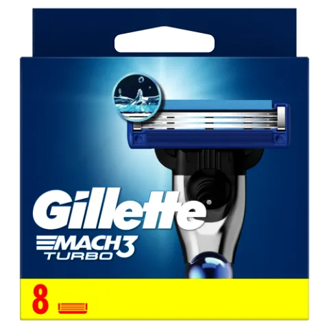 Gillette Mach3 Turbo Borotvabetétek Férfi Borotvához, 8 db Borotvabetét termékhez kapcsolódó kép