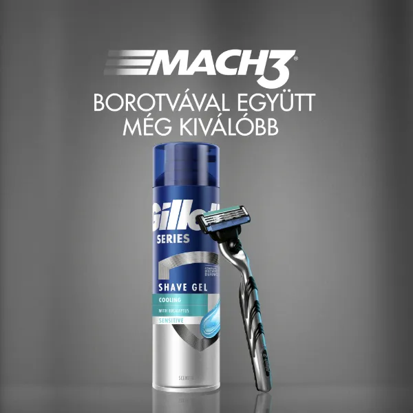 Gillette Series Hűsítő Borotvazselé Eukaliptusszal, 200ml termékhez kapcsolódó kép