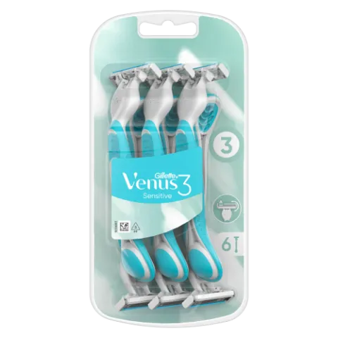 Gillette Venus 3 Sensitive Eldobható Borotva, 6 Db/Csomag termékhez kapcsolódó kép