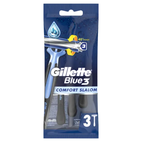 Gillette Blue3 Comfort Slalom Eldobható Borotva, 3 db termékhez kapcsolódó kép