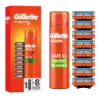 Gillette Fusion5 8 db Férfi Borotvabetét + Sensitive Borotvazselé 200 ml termékhez kapcsolódó kép