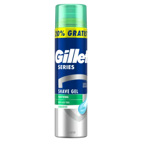 Gillette Series Nyugtató Hatású Borotvazselé Aloe Verával, 240ml termékhez kapcsolódó kép