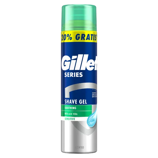 Gillette Series Nyugtató Hatású Borotvazselé Aloe Verával, 240ml termékhez kapcsolódó kép