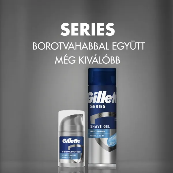 Gillette Series Hidratáló Aftershave, 3 Az 1-Ben Hatás, 50 ml termékhez kapcsolódó kép