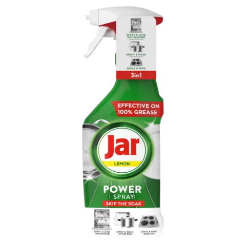 Jar Power Spray, 3 az 1-ben,Könnyű tisztítás és ragyogás az edényekhez és a konyhához, citrom,500 ml termékhez kapcsolódó kép