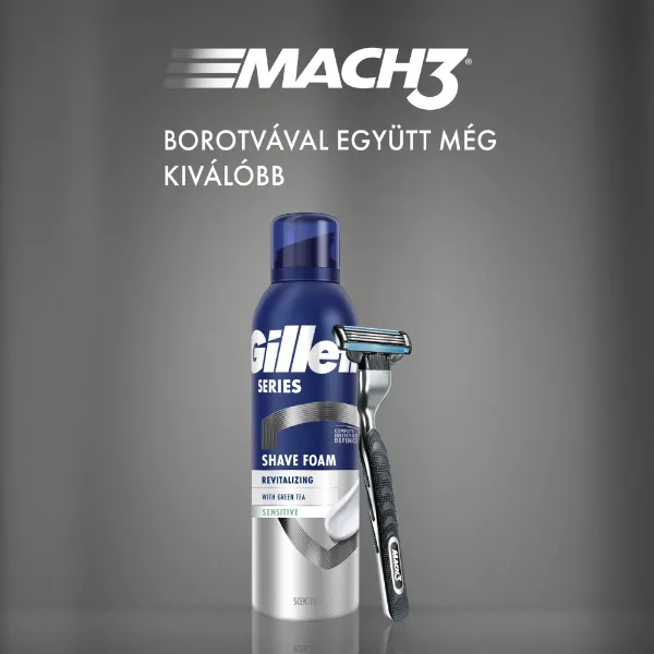 Gillette Series Revitalizáló Borotvahab Zöld Teával, 200ml termékhez kapcsolódó kép