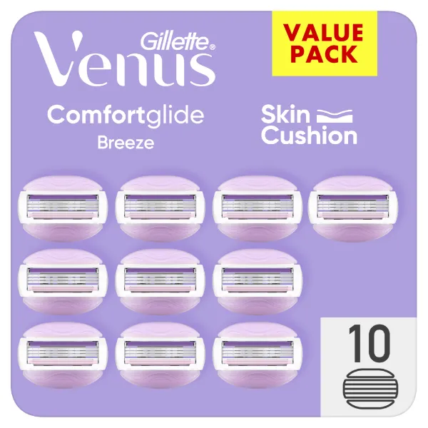 Venus ComfortGlide Breeze Borotvabetét x10 termékhez kapcsolódó kép